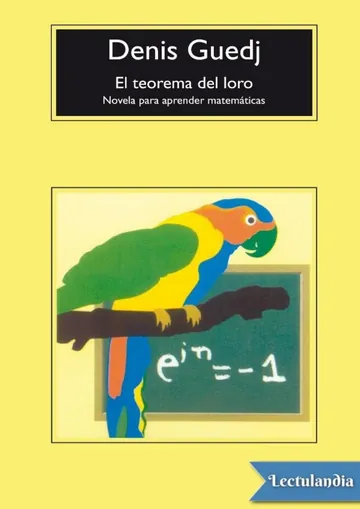 El teorema del loro de Denis Guedj, portada del libro