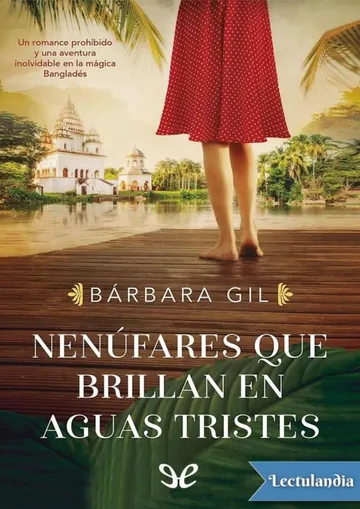Nenúfares que brillan en aguas tristes de Bárbara Gil, portada del libro