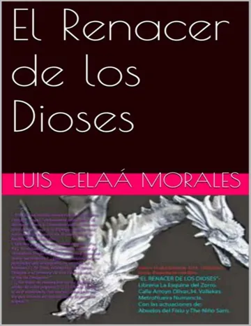 El renacer de los dioses de Luis Celaa, portada del libro