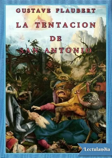 La tentación de San Antonio de Gustave Flaubert, portada del libro