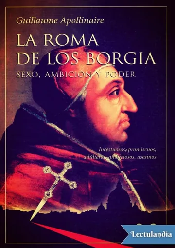La Roma de los Borgia de Guillaume Apollinaire, portada del libro