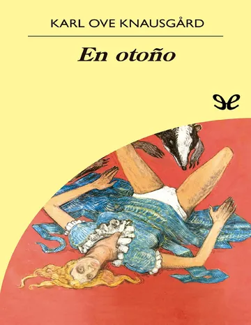 En otoño de Karl Ove Knausgård, portada del libro