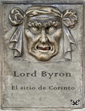 El sitio de Corinto de Lord Byron, portada del libro