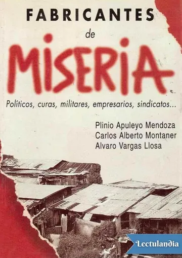 Fabricantes de miseria de Plinio Apuleyo Mendoza, portada del libro
