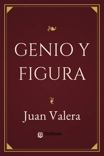 Genio y figura de Juan Valera, portada del libro
