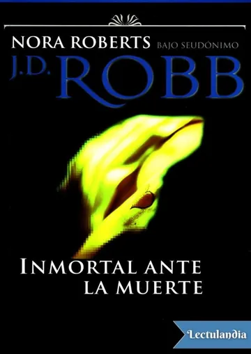 Inmortal ante la muerte de J. D. Robb, portada del libro