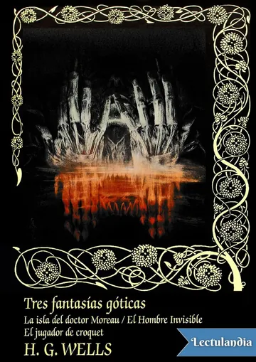 Tres fantasías góticas de H. G. Wells, portada del libro