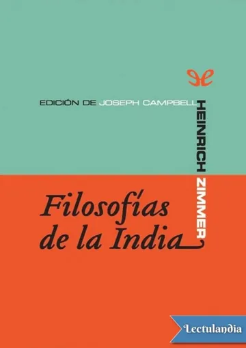 Filosofías de la India de Heinrich Zimmer, portada del libro