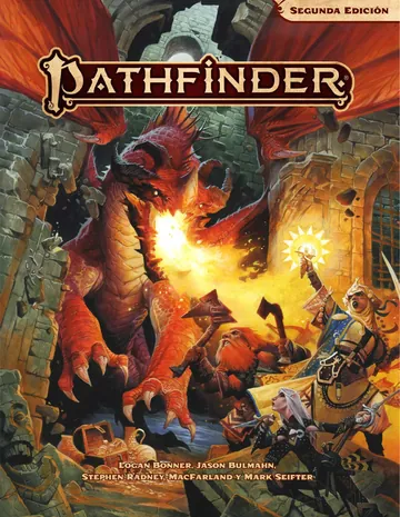 Reglas basicas de Paizo Staff, portada del libro