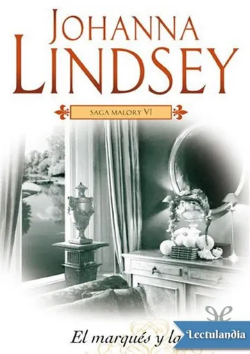 El marqués y la gitana de Johanna Lindsey, portada del libro