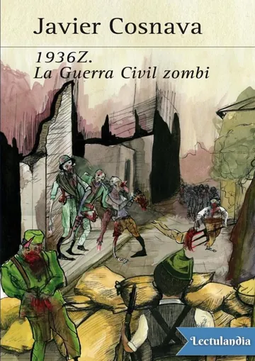 1936Z: La guerra civil zombi de Javier Cosnava, portada del libro