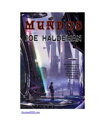 Mundos de Joe Haldeman, portada del libro