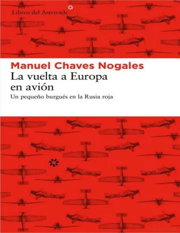 La vuelta a Europa en avión de Manuel Chaves Nogales, portada del libro