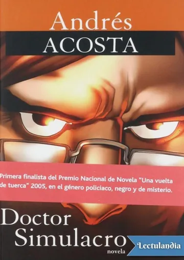 Doctor Simulacro de Andrés Acosta, portada del libro