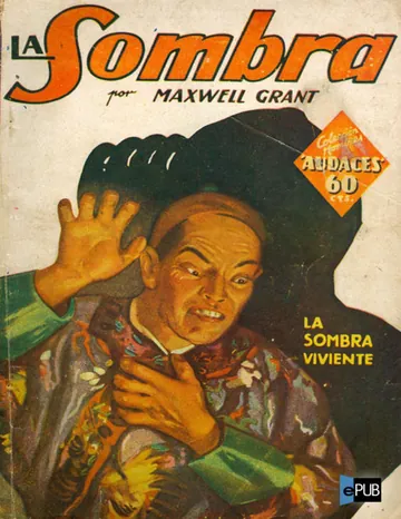 La Sombra Viviente de Maxwell Grant, portada del libro