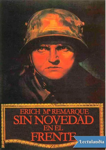 Sin Novedad En El Frente de Erich Mª Remarque, portada del libro