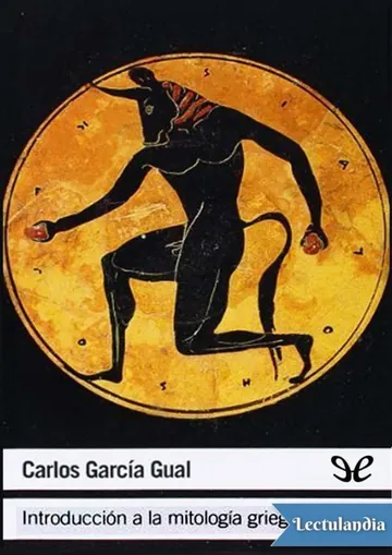 Introducción a la mitología griega de Carlos García Gual, portada del libro