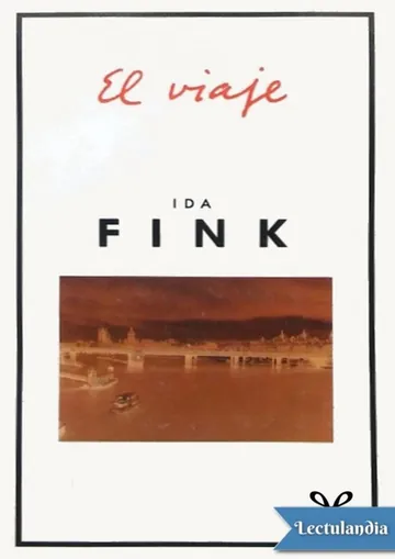 El viaje de Ida Fink, portada del libro