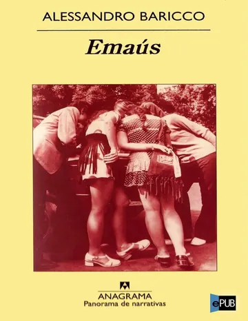 Emaús de Alessandro Baricco, portada del libro