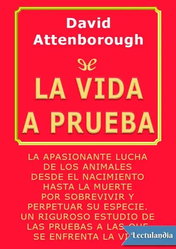 La vida a prueba de David Attenborough, portada del libro