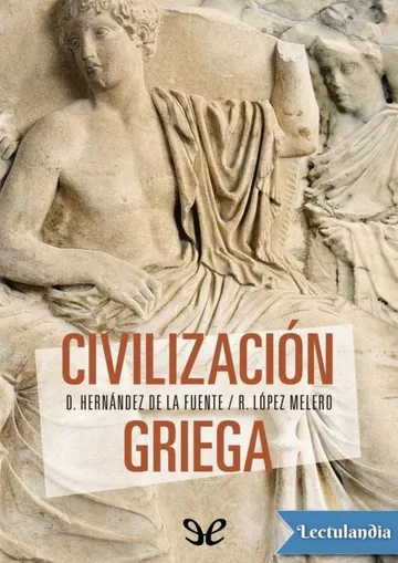 Civilización griega de David Hernández de la Fuente, portada del libro