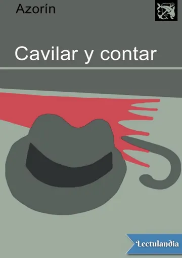 Cavilar y contar de Azorín, portada del libro