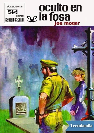 Oculto en la fosa de Joe Mogar, portada del libro