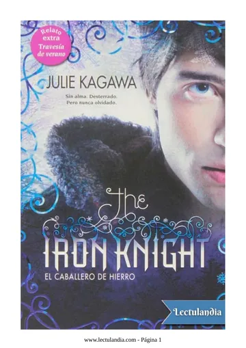 El Caballero de Hierro de Julie Kagawa, portada del libro