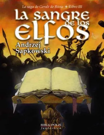 Geralt de Rivia 03 - La Sangre de Los Elfos de Andrzej Sapkowski, portada del libro