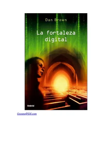 La Fortaleza Digital de Dan Brown, portada del libro