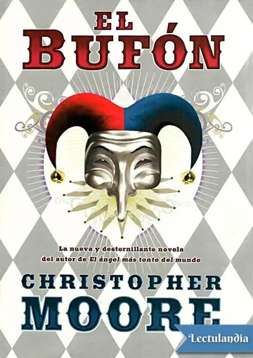El bufón de Christopher Moore, portada del libro