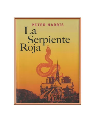 La serpiente roja de Peter Harris, portada del libro