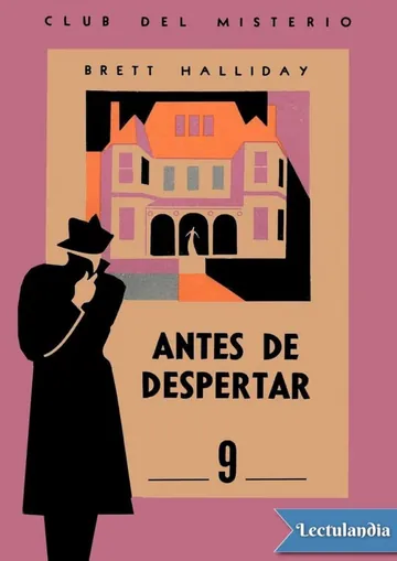 Antes de despertar de Brett Halliday, portada del libro