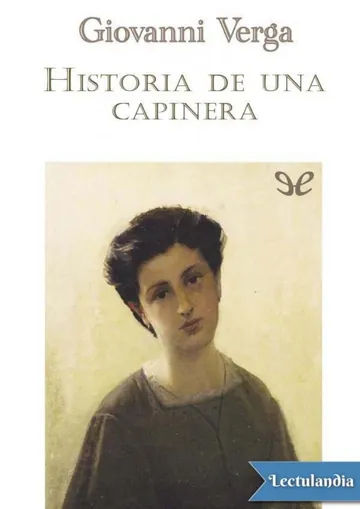 Historia de una capinera de Giovanni Verga, portada del libro