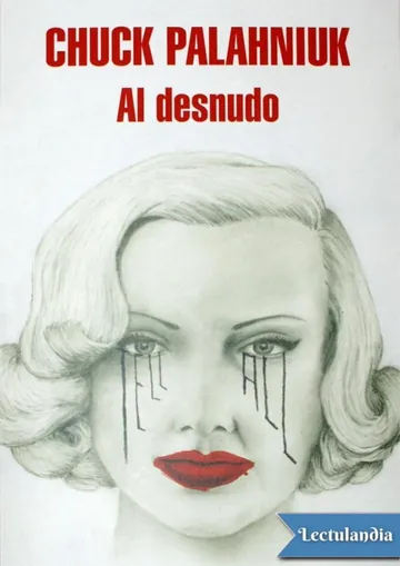 Al desnudo de Chuck Palahniuk, portada del libro