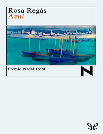 Azul de Rosa Regas, portada del libro