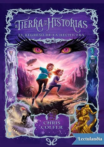 El regreso de la hechicera de Chris Colfer, portada del libro