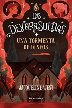 Una tormenta de deseos de Jacqueline West, portada del libro