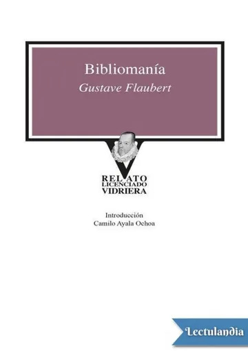 Bibliomanía de Gustave Flaubert, portada del libro