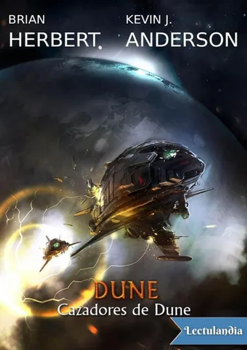 Cazadores de Dune de Kevin J. Anderson, portada del libro
