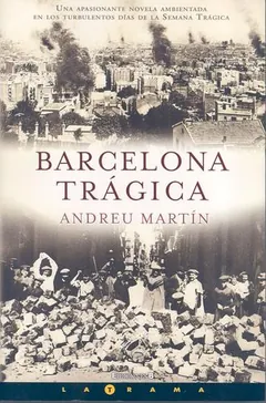 Barcelona trágica de Andreu Martín, portada del libro