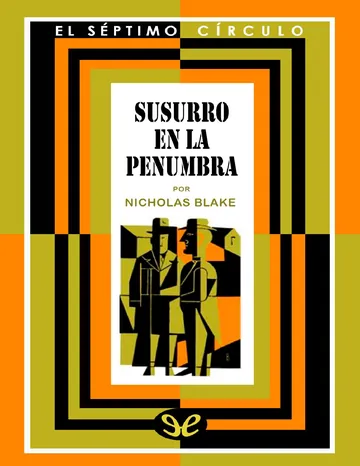 Susurro en la penumbra de Nicholas Blake, portada del libro