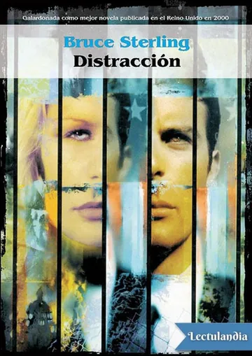 Distracción de Bruce Sterling, portada del libro