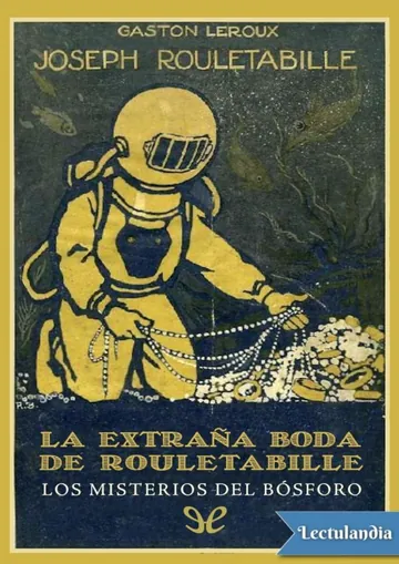 La extraña boda de Rouletabille de Gaston Leroux, portada del libro