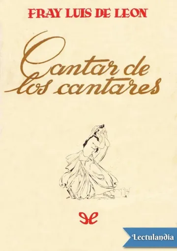 Cantar de los cantares de Fray Luis de León, portada del libro