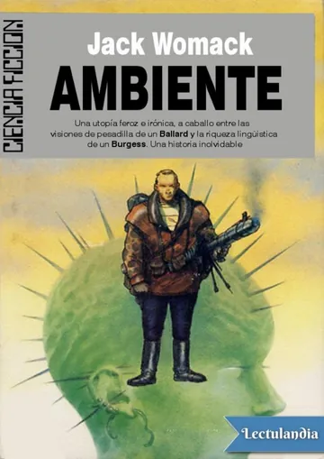 Ambiente de Jack Womack, portada del libro
