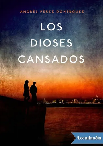 Los dioses cansados de Andrés Pérez Domínguez, portada del libro