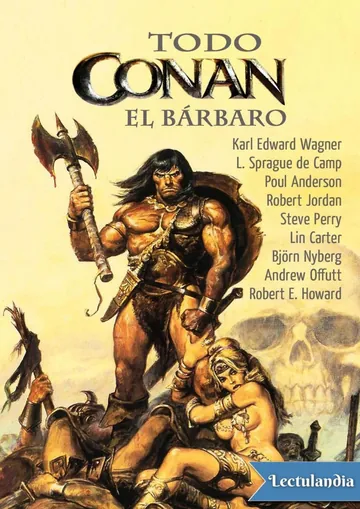 Todo Conan el Bárbaro de Björn Nyberg Andrew Offutt, portada del libro