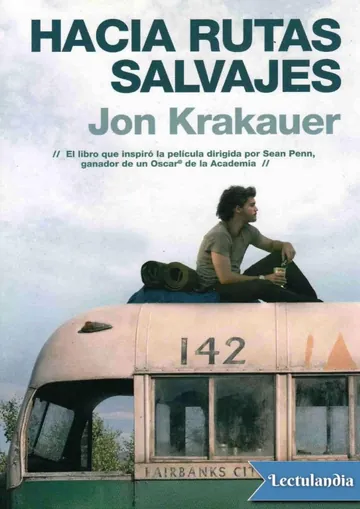 Hacia rutas salvajes de Jon Krakauer, portada del libro