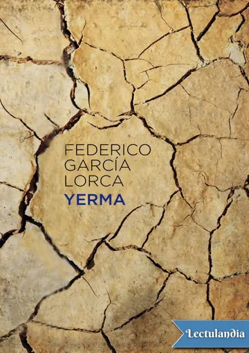 Yerma de Federico García Lorca, portada del libro